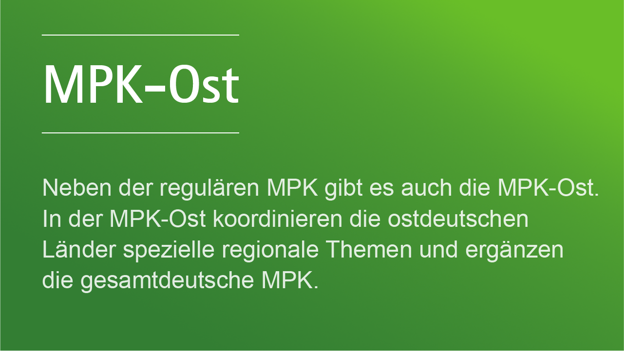 Ein Factsheet zur MPK-Ost